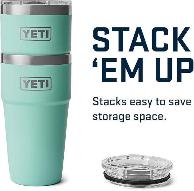 YETI Rambler 20 oz Stackable Tumbler, Stainless Steel, Vacuum Insulated - Image 6