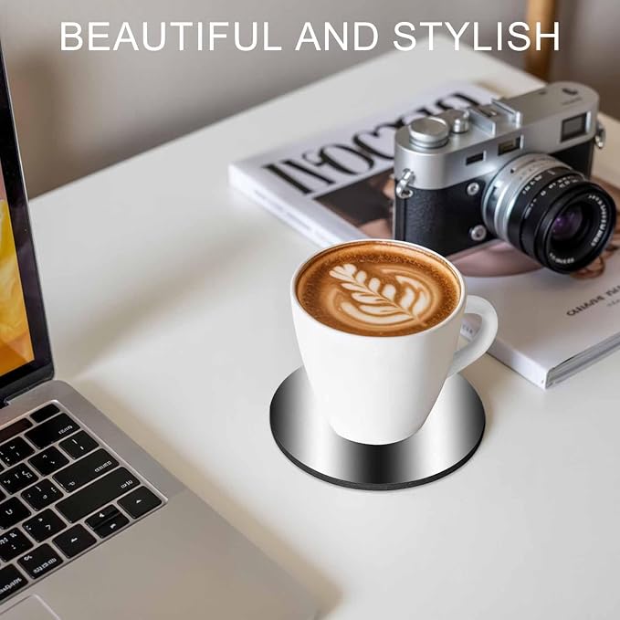 Ombre Black Coasters Set of 6, Modern Minimalist Geometric Gradient Color - Image 7
