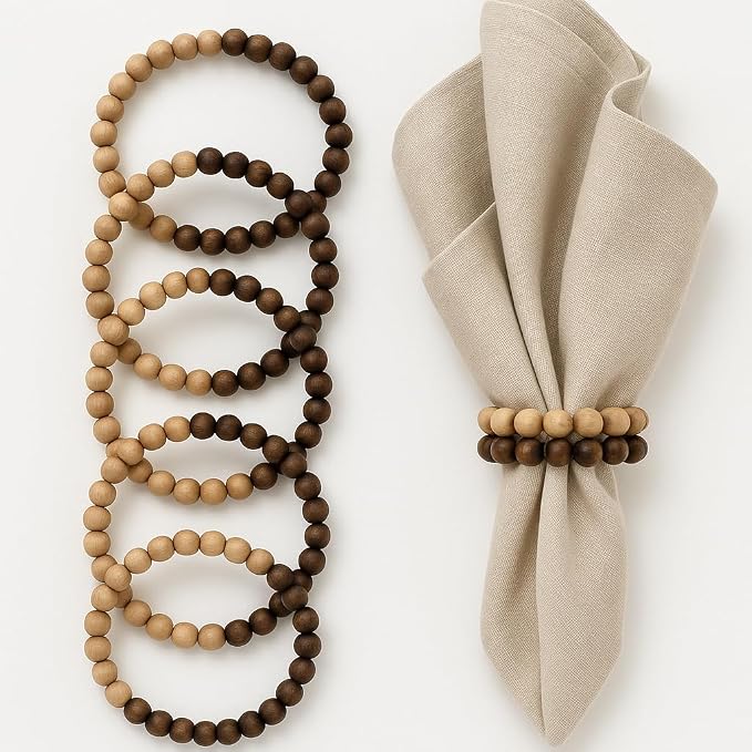 Napkin Rings Set of 6 by LEBEJUA-EXCLUSIVENAPKINRINGSSET