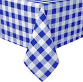 54 x 80 Inch Checkered Tablecloth Rectangle by Hiasan