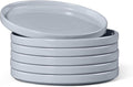 E-far 7.9 Inch Ceramic Dinner Plates, 6-Piece Stoneware Salad Plates, Chip & by E-far