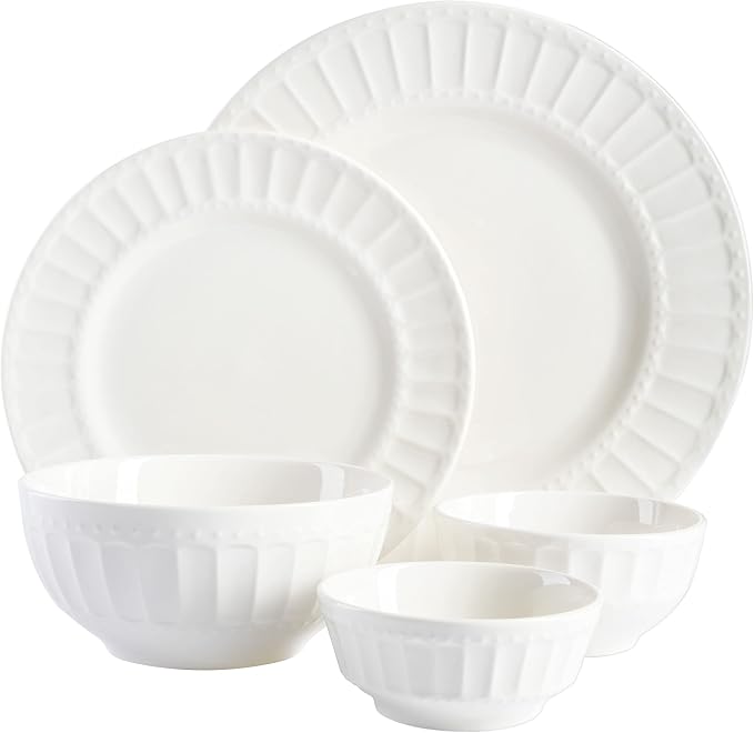 Gibson Home Zen Buffet Porcelain Ceramic Dinnerware Sets - Image 2
