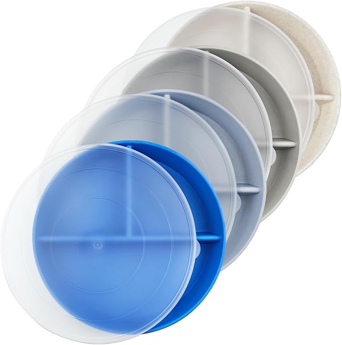 9 Inch 4PCS Divided Plates by greenandlife