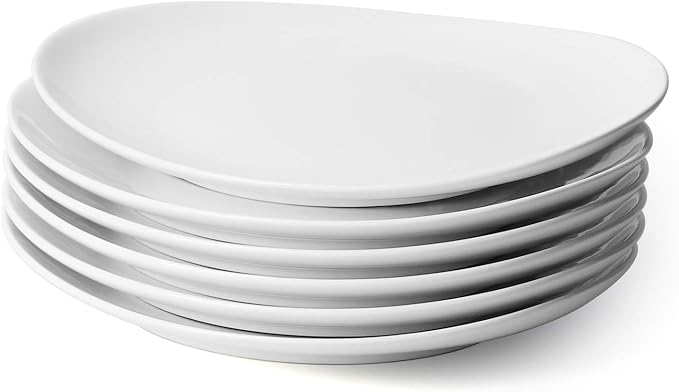 Sweese Porcelain 11 Inch Dinner Plates Set of 6 by Sweese
