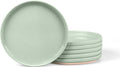 LIANYU Stoneware Dinner Plates Set of 6, 7.75’’ Ceramic Salad Plates by LIANYU