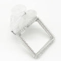 Beaded Pebble Stone Napkin Rings – Handcrafted Acrylic Holders by Bryonia