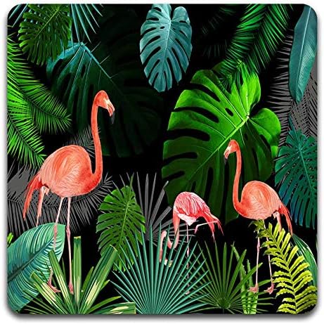Beautiful Flamingo Square Coaster Set - Image 3