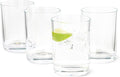 Amazon Basics Drinking Glasses, Dishwasher-Safe, 4-Piece Set, 11 oz. by AmazonBasics