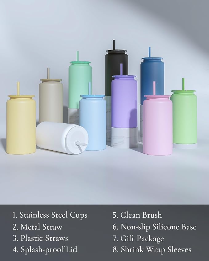 16 oz Tumbler, Insulated Tumbler - Image 6