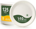 WELLIFE 10 Inch Paper Plates 125-Pack Heavy Duty Paper Plates Bulk | Disposable by WELLIFE