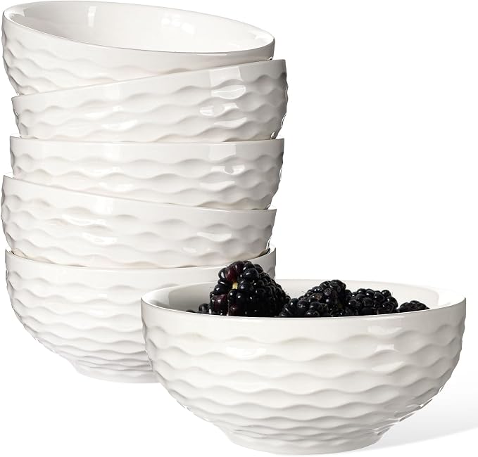 Cereal Bowls 26 OZ, Ceramic Soup Bowls by Artena