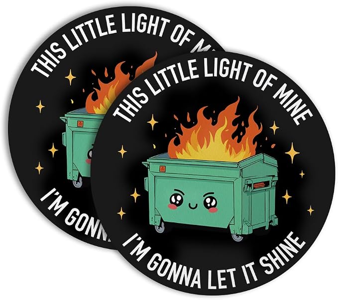 This Little Light of Mine I’m Gonna Let It Shine Drink Cup Holder Coaster Set by Unknown