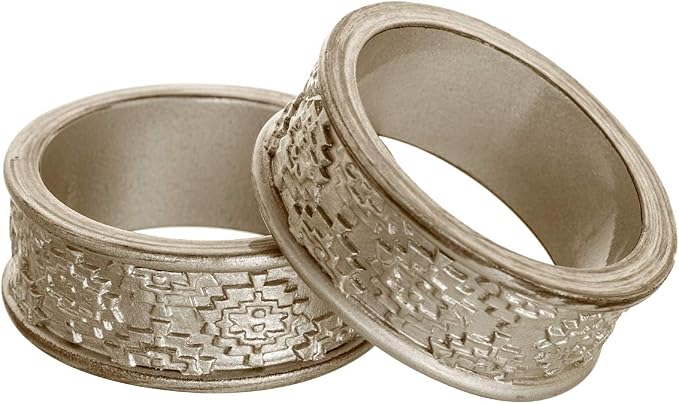 Creative Scents Dublin Silver Napkin Rings Set of 6 - Image 7