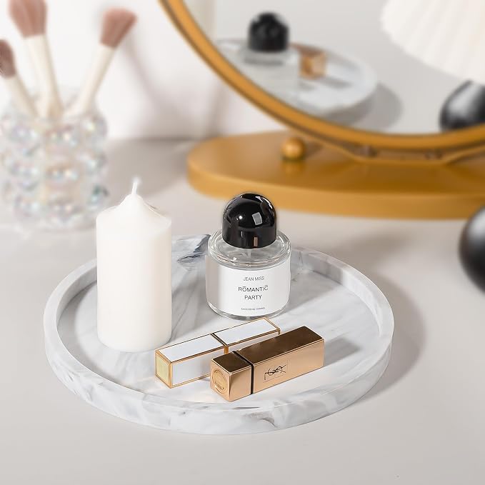 Silicone Bathroom Tray Coffee Table Decor Perfume Organizer, Waterproof - Image 3