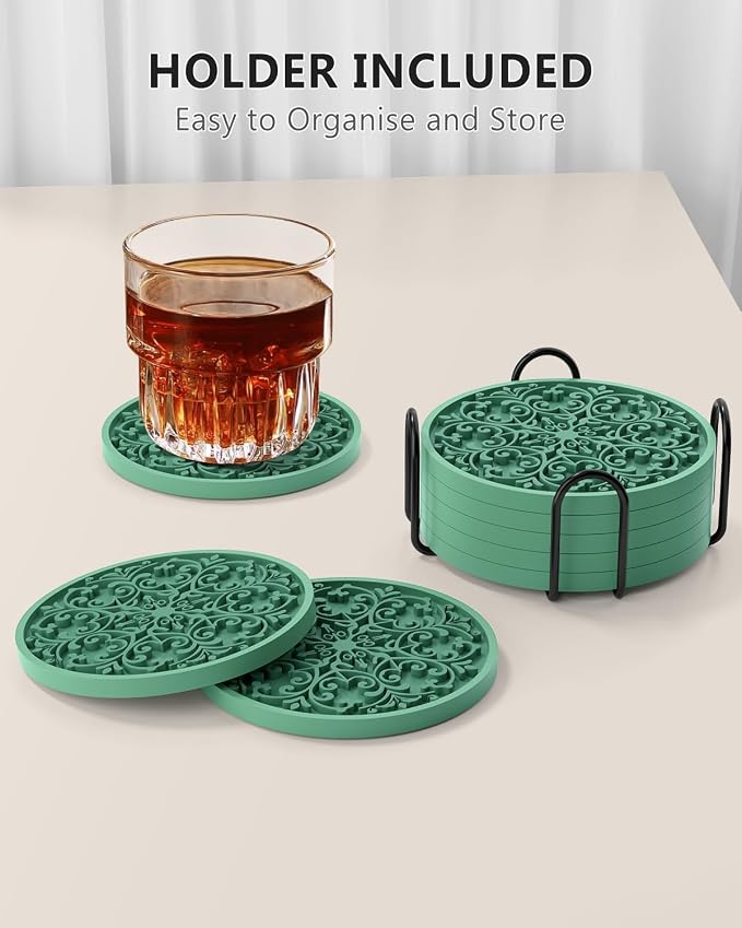Drink Coasters, Coasters Set of 6 - Image 7
