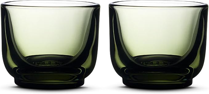 Fellow Pirch Espresso Shot Glasses 3.5 oz, Weighted Thick Glass | Demitasse Cups by Unknown