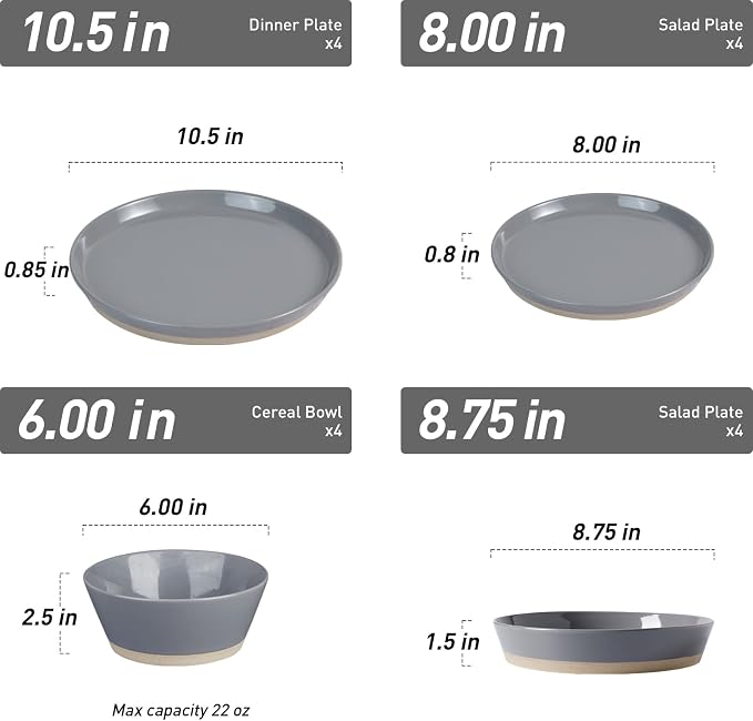 Famiware Saturn Stoneware Dinnerware Set - Image 2