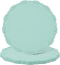 uxcell Set of 4 Round Silicone Coaster, Light Blue by uxcell