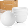 Wheat Straw Camping Bowls Sets of 6, Unbreakable 26oz Lightweight Bowls Sets by WROVA