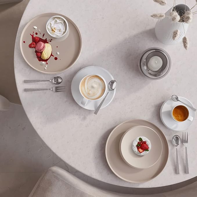 Villeroy & Boch NewMoon Collection Coffee Cup Saucer, Premium Porcelain - Image 4