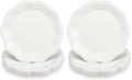 NatNarr 30pcs Scalloped Plates, 7 Inch Disposable White Paper Plates Cute Paper by NatNarr