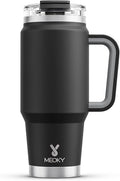Meoky 32 oz Tumbler with Handle, Insulated Tumbler with Lid and Straw, by MEOKY