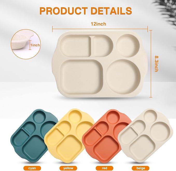 12 Inch Unbreakable Divided Plates - Image 6