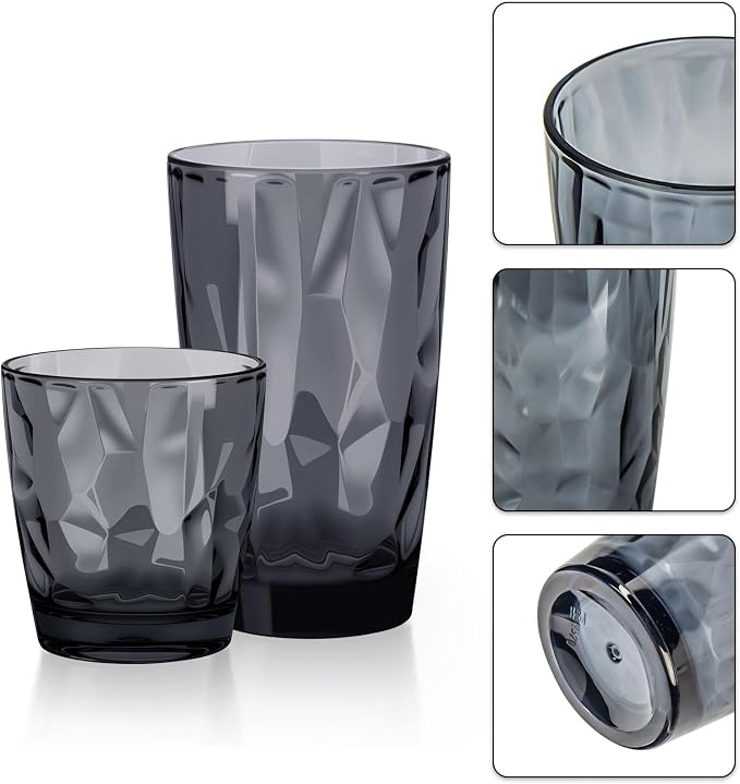 Topsky Plastic Tumblers Reusable, Shatter Proof Cups Drinking Glasses, - Image 5