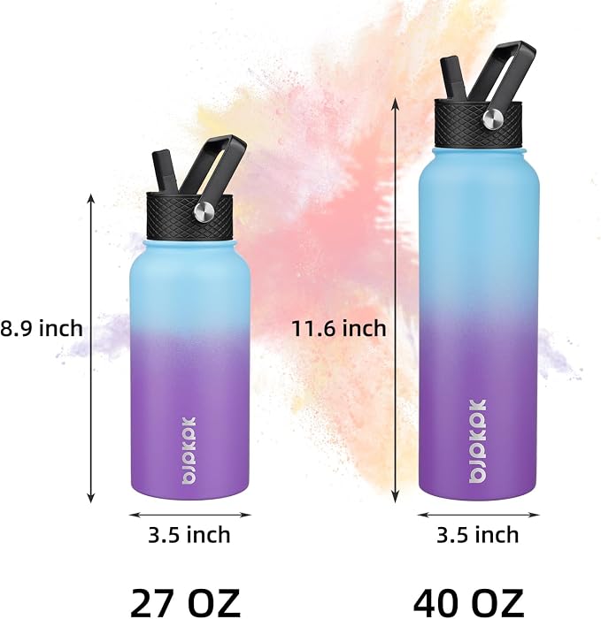 BJPKPK 40oz Insulated Water Bottle - Image 4