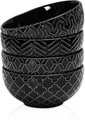 Sureasy 25oz Ceramic Cereal Bowls Set of 4, 5.9 Inch Deep Soup Bowls by Sureasy