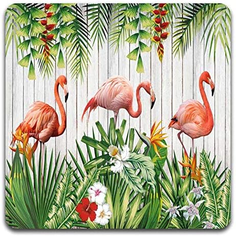 Beautiful Flamingo Square Coaster Set - Image 2