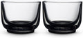 Fellow Pirch Cortado Cups 4.5 oz, Soda Lime Glass Smoke | Curved Interior by Unknown