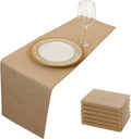 6 Pack Burlap Table Runners 12x72 Inch by Unknown