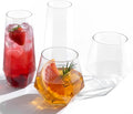 BESTSTAR 48 Pack Clear Plastic Wine Glasses Set BPA-Free Shatterproof | 24 9 OZ by BESTSTAR