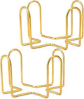 Coaster Holder 4.3 Inch Gold Iron Metal Holder Storage Caddy by MOYODOR