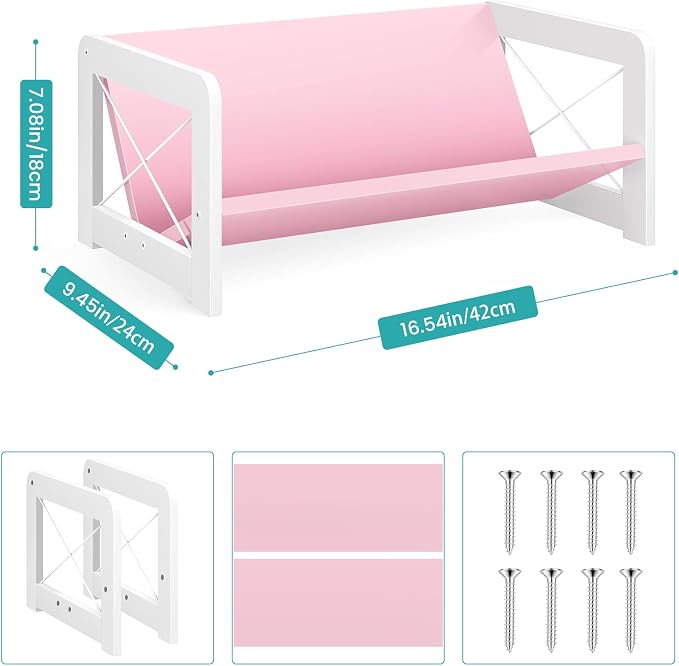 ELITEROO Tabletop Bookshelf, Simple Wood Book Organizer - Image 3
