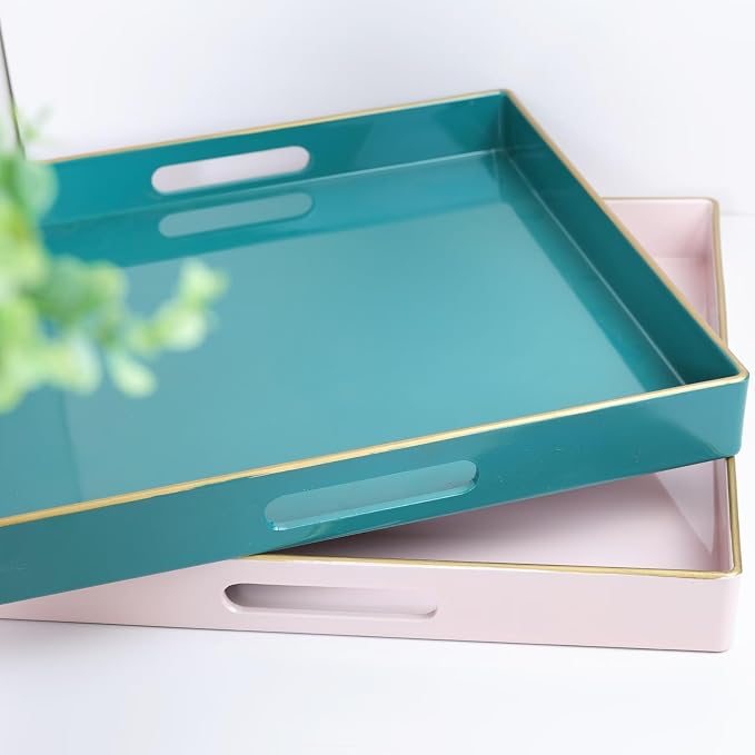 Spsyrine Green Decorative Serving Tray - Image 3