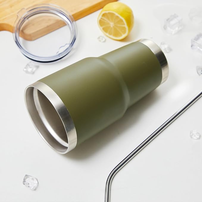 MEWAY 30oz Tumbler Double Wall Vacuum Insulated Travel Mug, Stainless Steel - Image 5