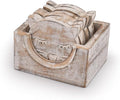 Wooden Crafted Unique Adorable Cat Shaped Coasters Set of 6 by NIRMAN