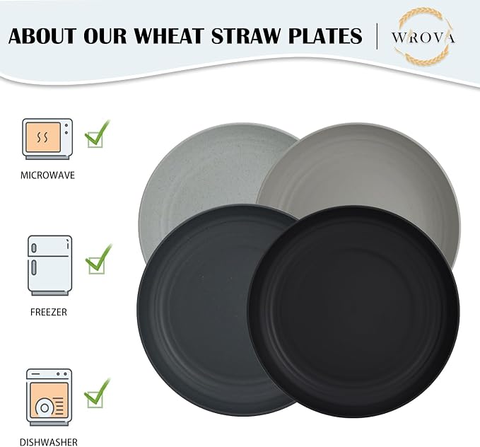 Large Wheat Straw Plates - Image 2