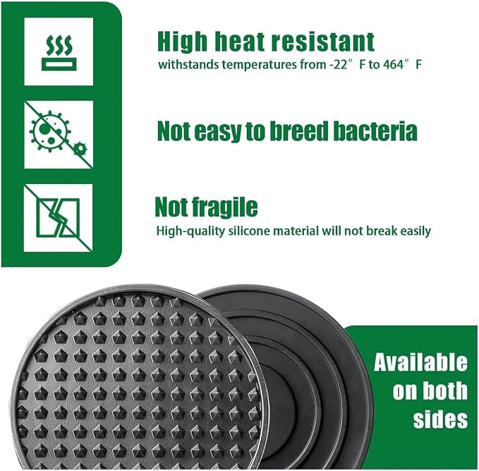 Silicone Coasters for Drinks - Image 4