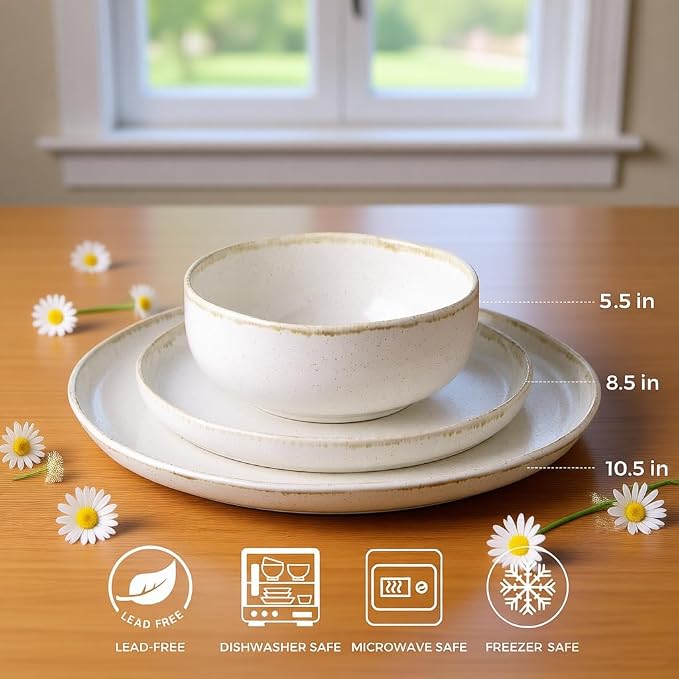 AmorArc Stoneware Dinnerware Sets - Image 3