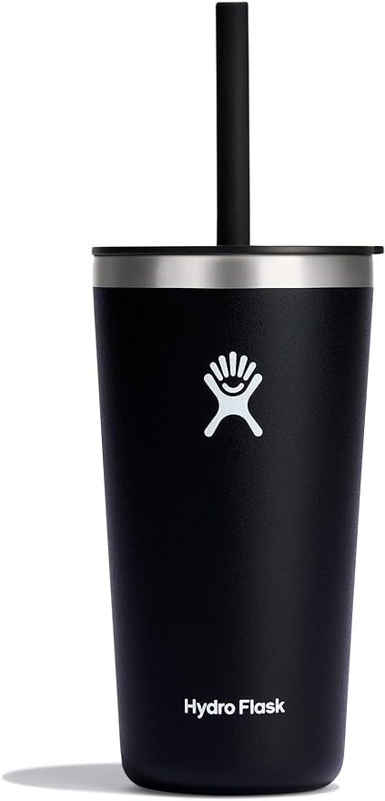 20 OZ All Around Tumbler Straw LID Black by Unknown