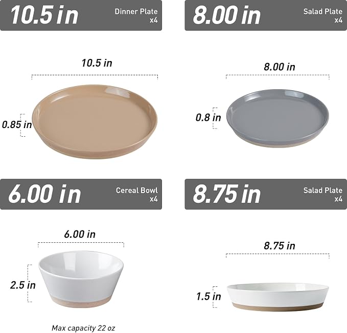 Famiware Saturn Stoneware Dinnerware Set - Image 2