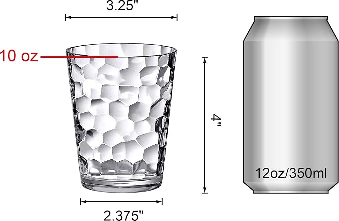 Amazing Abby - Iceberg - 10-Ounce Plastic Tumblers, Plastic Drinking Glasses - Image 2