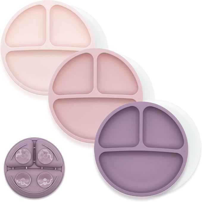 WeeSprout Suction Plates with Lids by WeeSprout