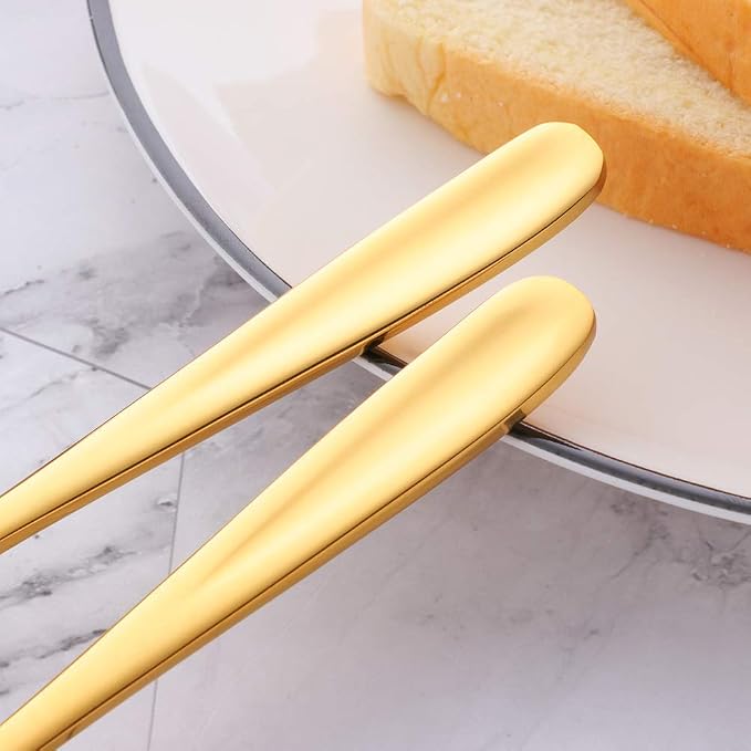 Buyer Star Cheese Butter Knife, Stainless Steel 6" Mini Desert Knives, - Image 4