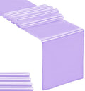 5-Pack Satin Table Runner Lavender 12 x 108 inches Long, Table Runners by Hahuho