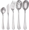 5-Piece 18/0 Stainless Steel Serving Set, sharecook Large Hostess Set by Sharecook
