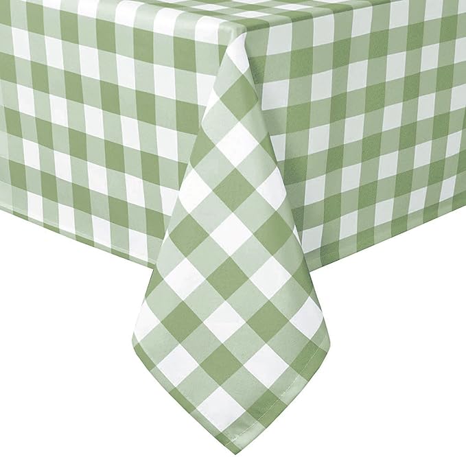 60 x 84 Inch Checkered Tablecloth Rectangle by Hiasan